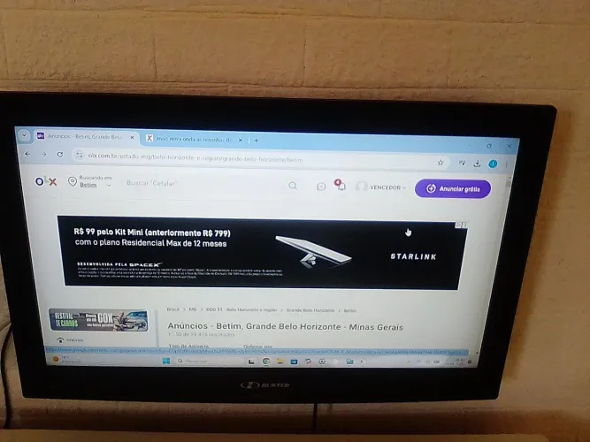 Tv Buster 32 lcd não é smart