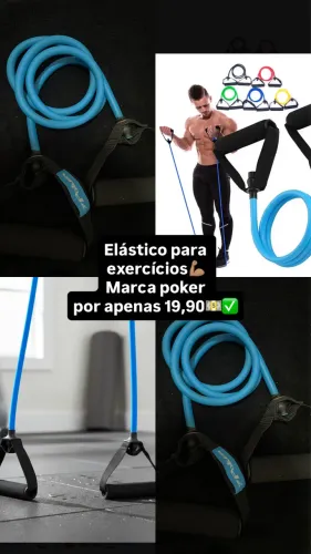 Elástico para exercícios 