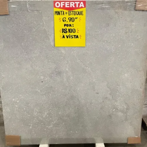 PONTA de ESTOQUE - PISO 76x76cm - 6,90M² POR: R$100