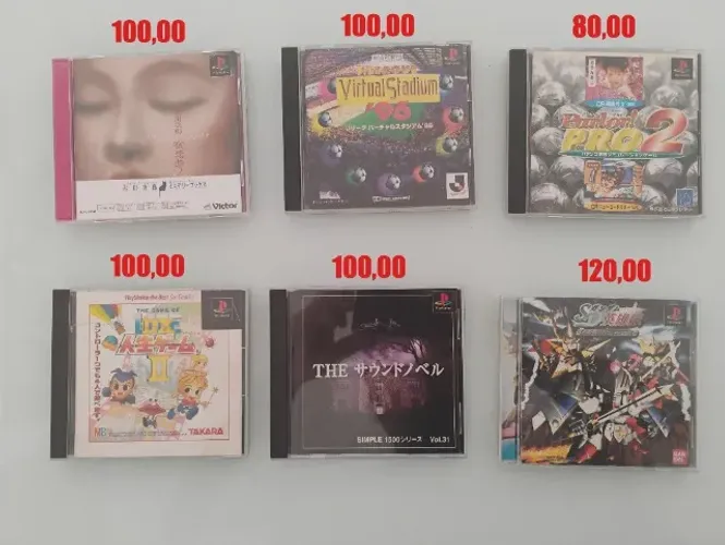 Jogos originais para Playstation 1 PS1 - favor leia anúncio e fotos