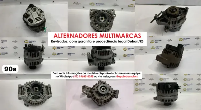 ALTERNADORES MULTIMARCAS NACIONAIS E IMPORTADOS PARA CARROS