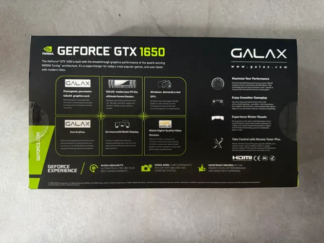 Placa de vídeo GTX 1650