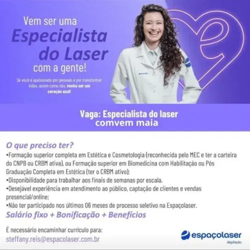 especialista do laser