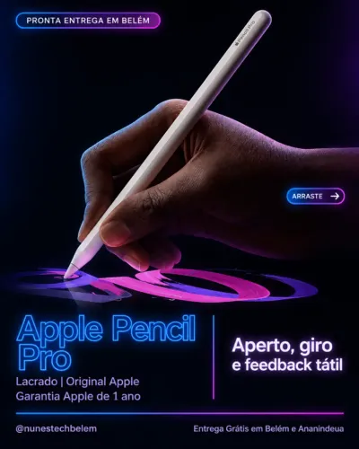 Apple Pencil Pro - Novo e Lacrado