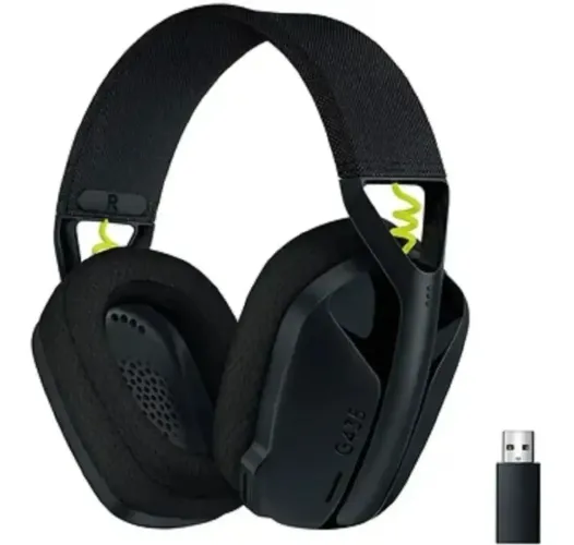 Headset Fone Gamer Sem Fio Logitech G435 LIGHTSPEED - Preto