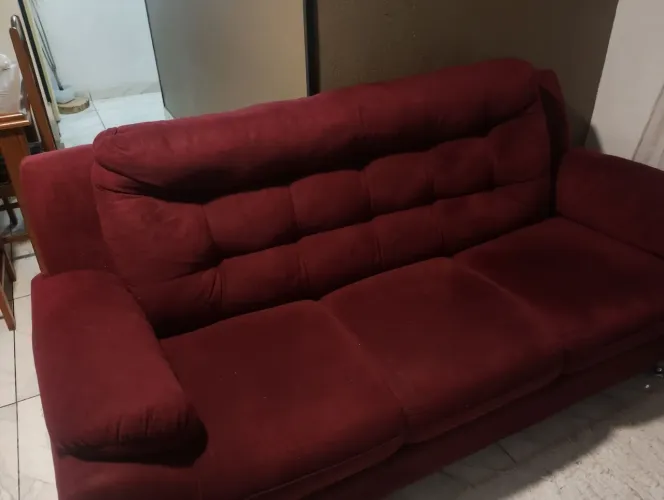 Sofá vermelho