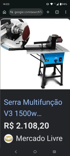 Serra de Bancada Multifunções