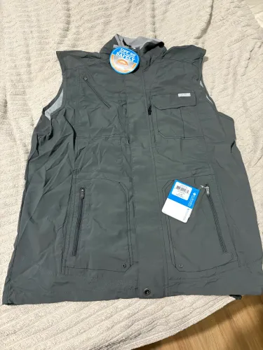 Colete Columbia Silver Ridge Cinza tamanho G