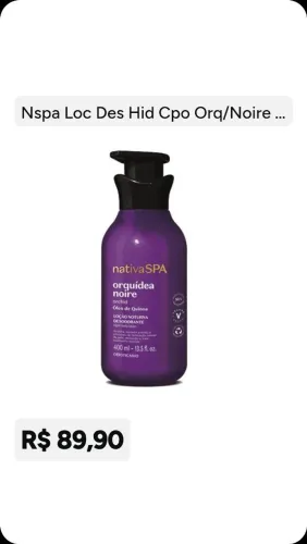 Hidratante Orquídea noire 400 ml OBoticário