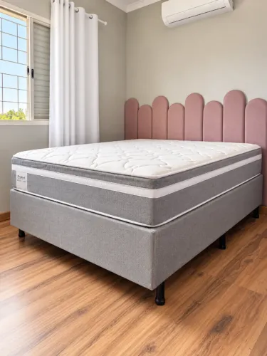 Cama Box Casal Probel Berlim - Molas Ensacadas - 138x188 cm