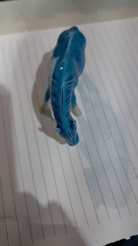 Miniatura de cavalo antiga arte Chinesa em porcelana