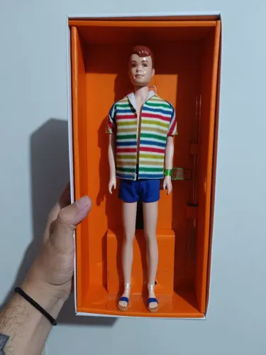 Boneco Ken ALLAN collector, linha Barbie reprodução