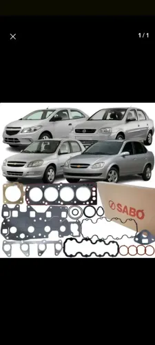 KIT JUNTAS RETIFICA CABEÇOTE CELTA, CORSA , CLASSIC, PRISMA  KIT SUPERIOR 