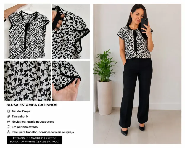 Blusa Crepe P