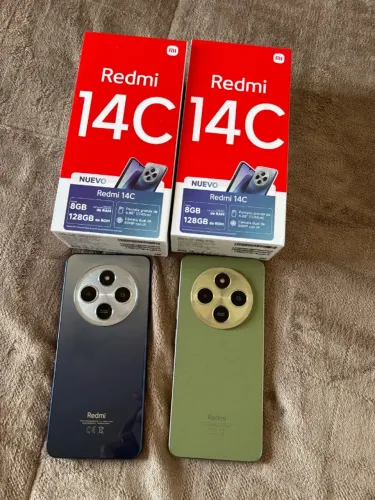 2 Celulares Redmi 14C semi novo na Caixa