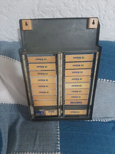 Quadro com tabela de preços e produtos Kibon retrô anos 80