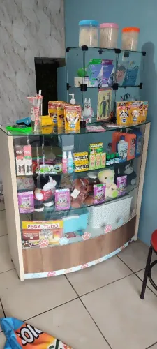 Balcão expositor de Vidro 