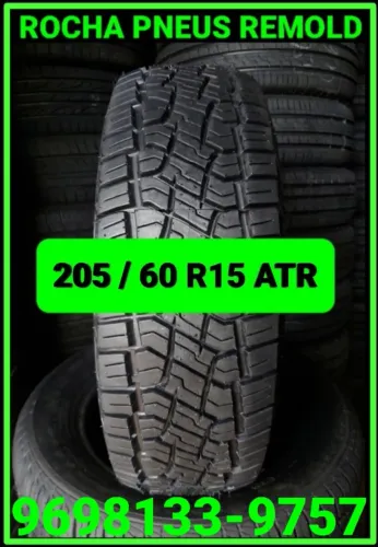 Pneu Remold 205 / 60 R15 ATR R$ 200,00