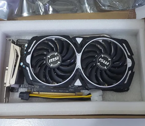 Placa de vídeo rx 570 4gb Msi Top! Não é 550 560 580 8gb gtx 1660 6gb 