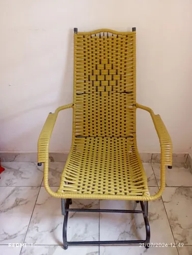 Cadeira de balanço.