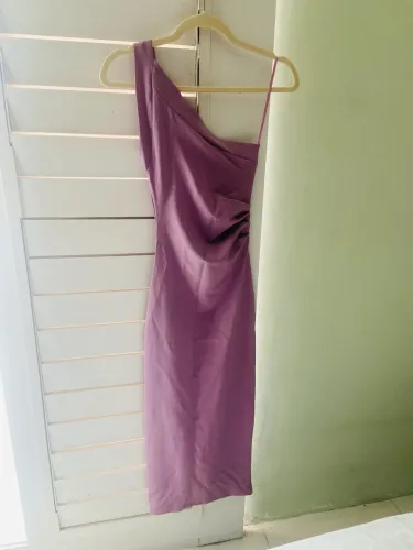 Vestido Zara assimétrico PP - NOVO