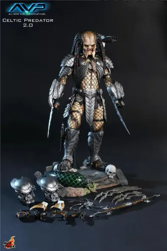 Predador Celtic Hot toys 2.0 Predator MMS221 escala 1/6