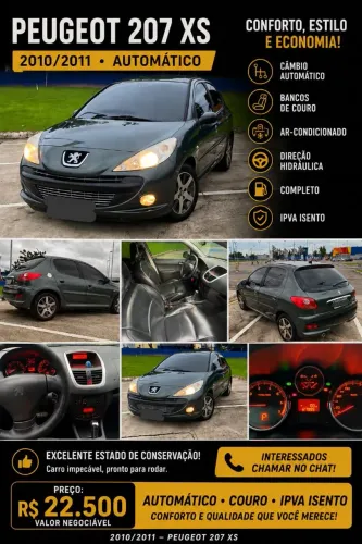Peugeot 207 XS 1.6 Flex 16V 5P Aut. 2011