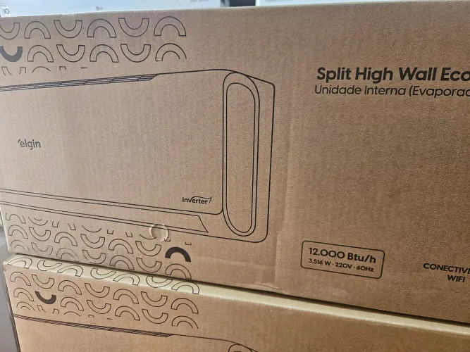 Ar condicionado 12 mil btus inverter wifi novo elgin