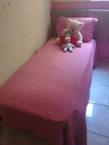 Cama box 2 em 1 com cabeceira