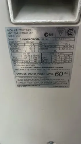 Multi split daikin 3 evaps 1 de 18 2 de 9