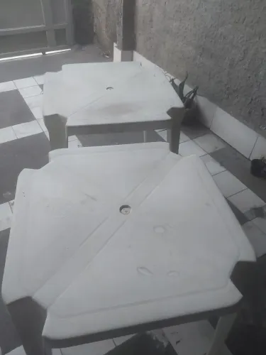 Mesas de plástico