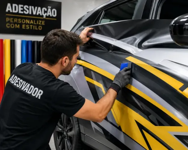 Adesivador de comunicação Visual
