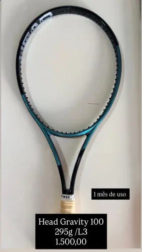 Raquete Gravity 295g ano 2025 1 mês de uso