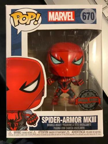 Funko Pop Marvel Spider Armor Mkiii 670 Special Edition