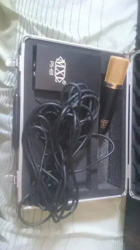 Microfone Valvulado MXL V69 Mogami Completo Na Maleta Perfeito