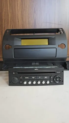 Conjunto Rádio Original RD4 MP3 + Display Tipo C + Moldura Citroën C4 - ESTADO DE ZER