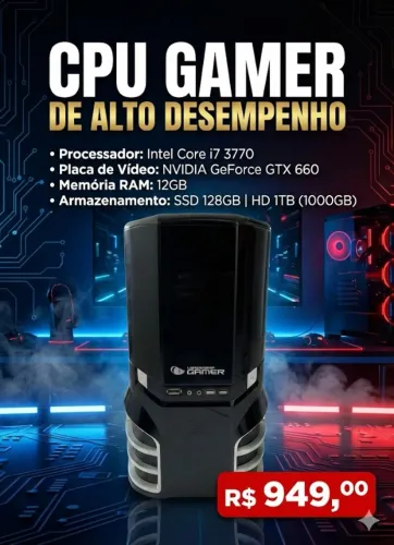 Pc Gamer Core i7 3770 e gtx 660