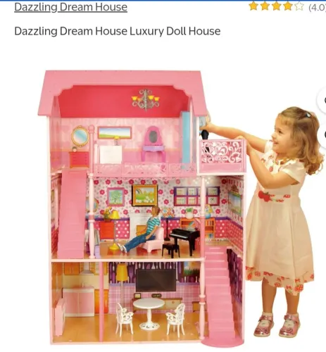 Brinquedo Casa dos Sonhos da Barbie. Importada. 1,40m de altura