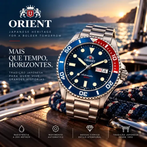Orient Automático Submariner Pepsi