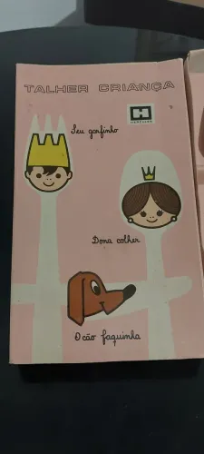 Antigo Talher Infantil Hércules Comer Brincando