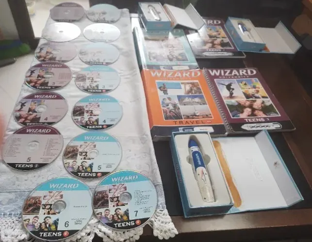 Livros de Inglês Cds Dvds e Wizpen - Material Original da Wizard