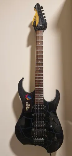 Guitarra com captadores sergio rosar e 1 single malagoli