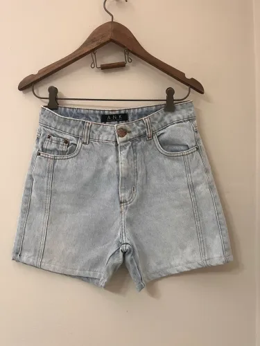 2 shorts jeans femenino tamanho 38