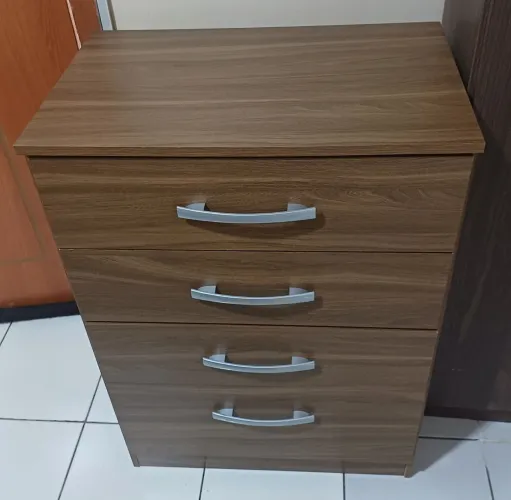 Cômoda demobile astral 4 gavetas amendola