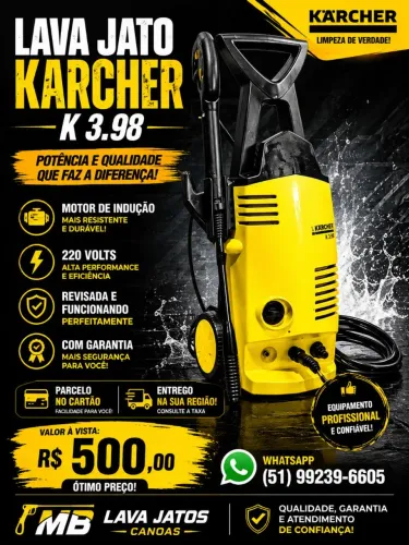 Lava jato Karcher motor de inducao com garantia