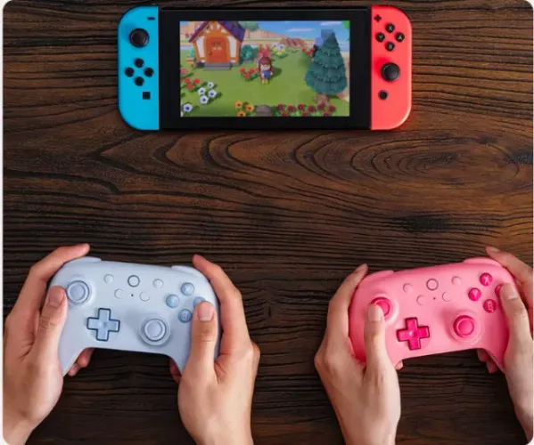 Controle 8BitDo - Ultimate 2C sem fio Hall Effect conexao Bluetooth(NOVO)