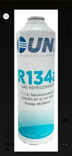 Gás r134 lata 750gr