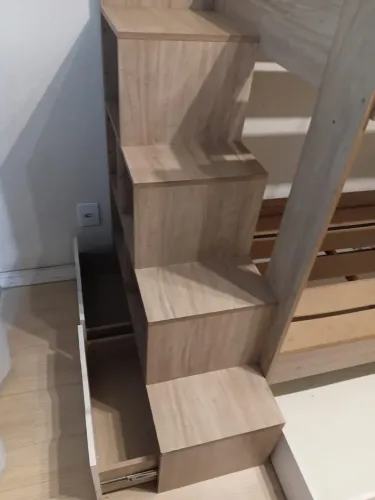 Beliche infantil com 2 colchões