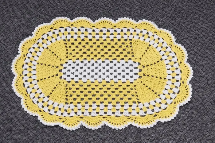 Tapete de crochê