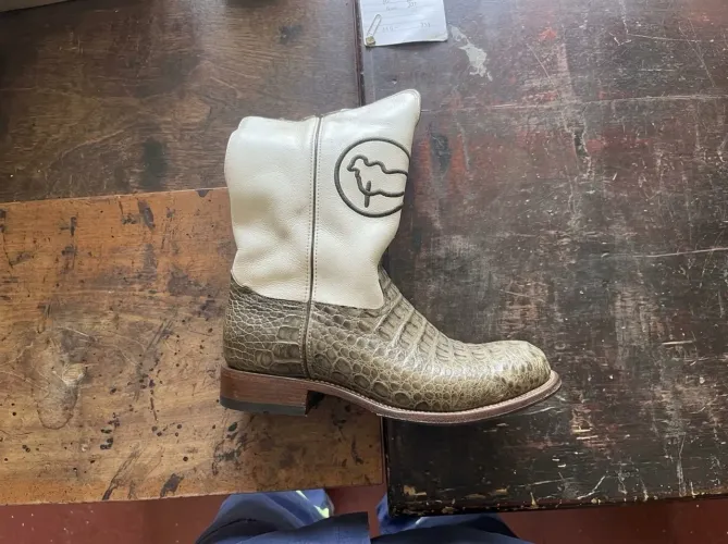Bota Couro de Jacaré